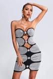 kamames Kusia Diamonate Mini Bandage Dress