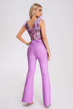 kamames Viviene Sequin Bandage Jumpsuit