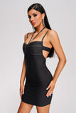 kamames Lexie Halter Mini Bandage Dress