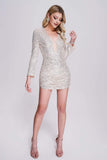 kamames Dye Sequin Mini Dress