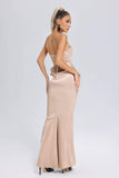 Kamames Reda Fishtail Tube Satin Maxi Dress