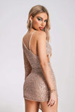 kamames Nylea Asymmetric Sequin Dress