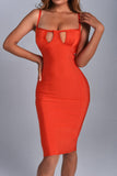 kamames Nalani Cutout Midi Bandage Dress