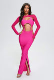 Kamames Jubilee Cutout Maxi Bandage Dress