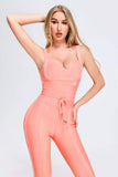 Kamames Aleah Bandage Jumpsuit - Peach