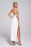 kamames Celo Slit Midi Bandage Dress