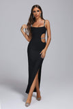 kamames Beyza Cutout Maxi Bandage Dress