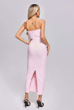 kamames Rohini Bowknot Bandage Maxi Dress