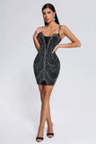 Kamames Ymmi Diamonate Mini Bandage Dress