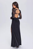 kamames Valico High Slit Lace Maxi Dress