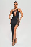 kamames Gricely Mesh Maxi Bandage Dress