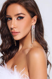 kamames Xelha Tassel Diamante Earrings