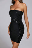 Kamames Blair Sequin Mini Bandage Dress