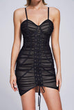 Kamames Cadet Mesh Mini Bandage Dress