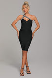 kamames Hanny Crystal Cocktail Dress - Black