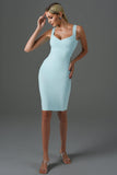 kamames Sukia Mini Bandage Dress - Blue