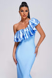 kamames Zade One Shoulder Maxi Bandage Dress