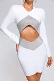 kamames Irra Diamonate Mini Bandage Dress