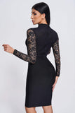 Kamames Dakamo Lace Midi Bandage Dress