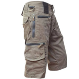 Men's Pants Men Cotton Loose Work Casual Safari Style Mens Military Cargo Shorts Army Tactical Joggers Short PantsMen's