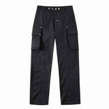 Black 1017 ALYX 9SM Cargo Pants  Men Women Multi Metal Button ALYX Pants Pockets Slightly Loose Trousers T220722