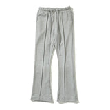 Mens Women Sports Pants Straight Casual Trousers Flared Sweatpants