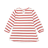 Baby Girls Christmas dress Deer Party Cosplay Costume Princess Santa Claus Elk Dress Stripe Long Sleeve cloth