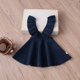 Fashion Girls Clothing Autumn Baby Girls Dresses Knit Sweater Dress Toddler Girl Knitting Princess Dress Kids Boutique Clothing 4 Colors