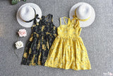 Baby girls summer new Korean version Lace Flower Embroidered cake dress with hat girl's floral summer skirts kids boutiques clothes