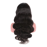 4*4*1 Lace Wig T-Part Wigs Indian Human Hair Silky Straight Mechanism Adjustable Strap Natural Color 10-30inch