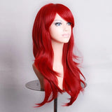 70CM Loose Wave Synthetic Wigs for Women Cosplay Wig Blonde Blue Red Pink Grey Purple Hair Human Party Halloween Christmas Gift 10pcs