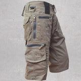 Men's Pants Men Cotton Loose Work Casual Safari Style Mens Military Cargo Shorts Army Tactical Joggers Short PantsMen's