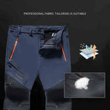 new men's winter hiking pants thickened outdoor pants waterproof, windproof, warm, camping, skiing and climbing joggers G24