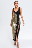 kamames Vlafa Sequin Midi Bandage Dress