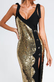 kamames Vlafa Sequin Midi Bandage Dress