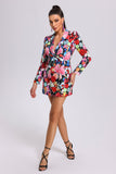 kamames Lesley Floral Printed Blazer Dress