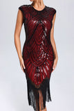 kamames Fierce Tassel Sequin Dress