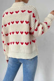 kamames Heart Jacquard knitted Sweater