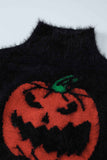 kamames Pumpkin Half Turtleneck Long Sleeve Sweater