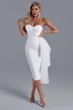 kamames Alika Midi Bandage Dress - White