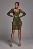 kamames Bathsheba Mesh Bandage Dress