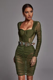 kamames Bathsheba Mesh Bandage Dress