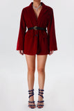 kamames Brie Velvet Blazer Dress