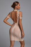 kamames Carina Shoulder Cutout Bandage Dress