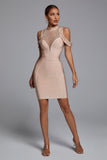 kamames Carina Shoulder Cutout Bandage Dress