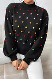 kamames Colorful Yarn Ball Pullover Sweater