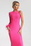 kamames Eleanor One Shoulder Bandage Dress