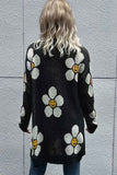 kamames Floral Long sleeve Button Down Cardigan