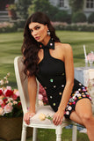 kamames Gunnel Flower Embellished Bandage Dress