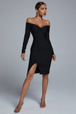 kamames Hannah Black Mini Cocktail Dress